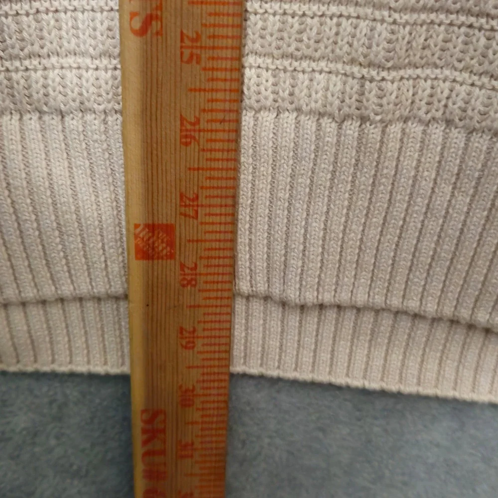 Wilt Cable Knit Sweater Ribbed Texture Mens XL Crewneck Long Sleeve Fisherman